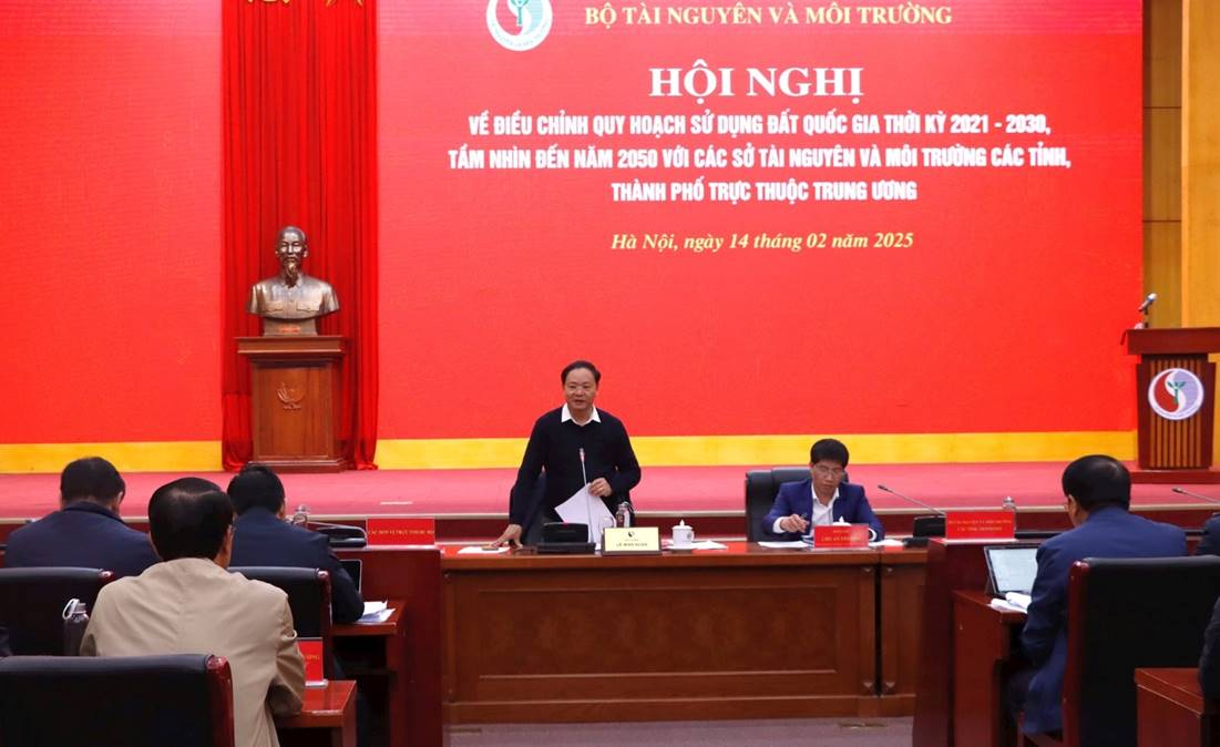 Bộ TN&MT làm việc với các Sở TN&MT về điều chỉnh quy hoạch sử dụng đất quốc gia thời kỳ 2021 – 2030
