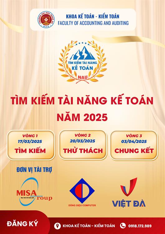 THÔNG BÁO TỔ CHỨC CHƯƠNG TRÌNH 