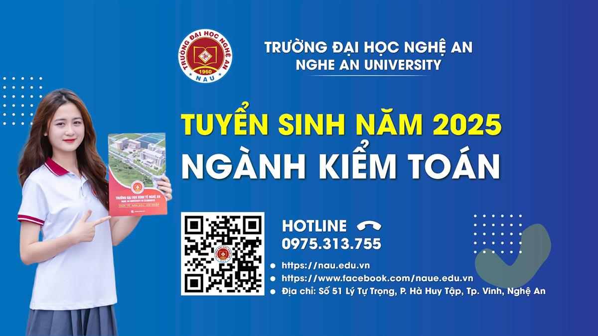 THÔNG TIN TUYỂN SINH NGÀNH KIỂM TOÁN NĂM 2025